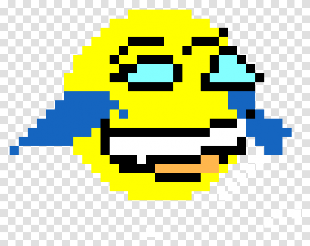 Laughing Crying Face Emoji Kawaii Burger Pixel Art, Pac Man Transparent Png