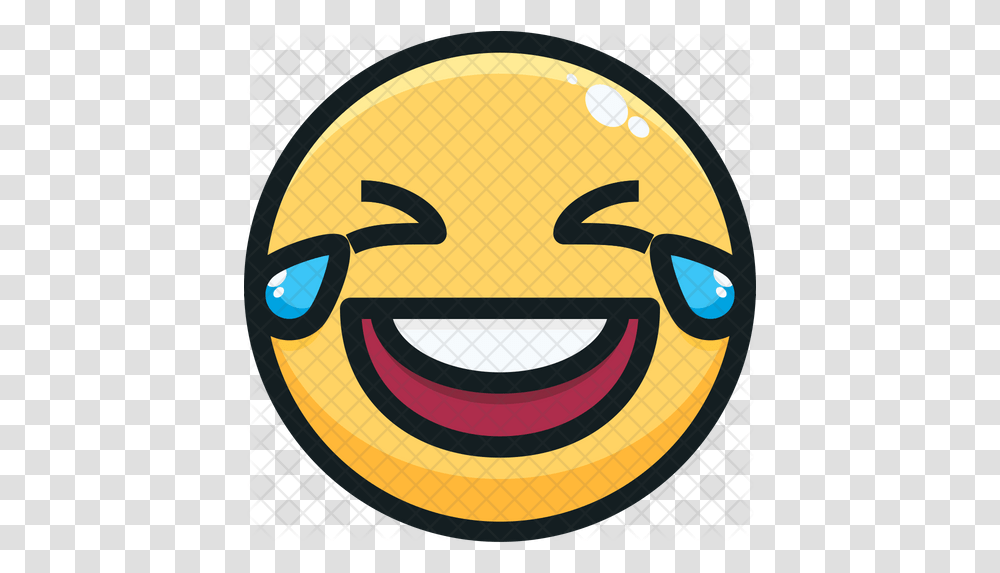 Laughing Emoji Icon Republic Square, Pac Man, Car, Vehicle, Transportation Transparent Png