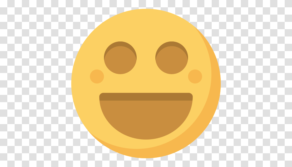 Laughing Emoji Icon, Sphere, Wood, Label Transparent Png