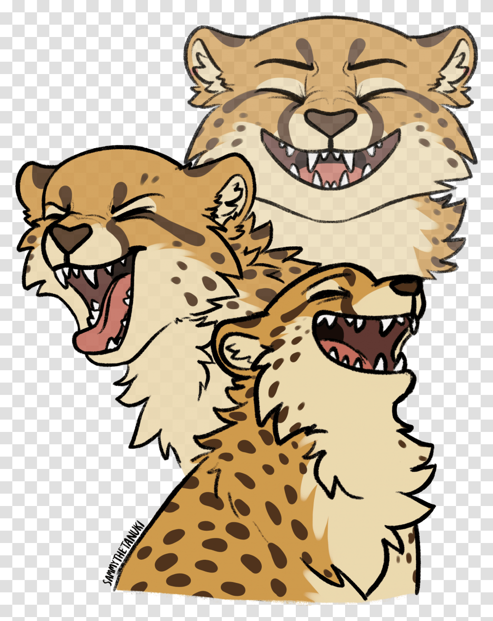 Laughing Furry Cat, Teeth, Mouth, Mammal, Animal Transparent Png