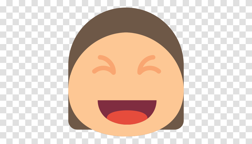 Laughing Icon, Plant, Face, Label Transparent Png