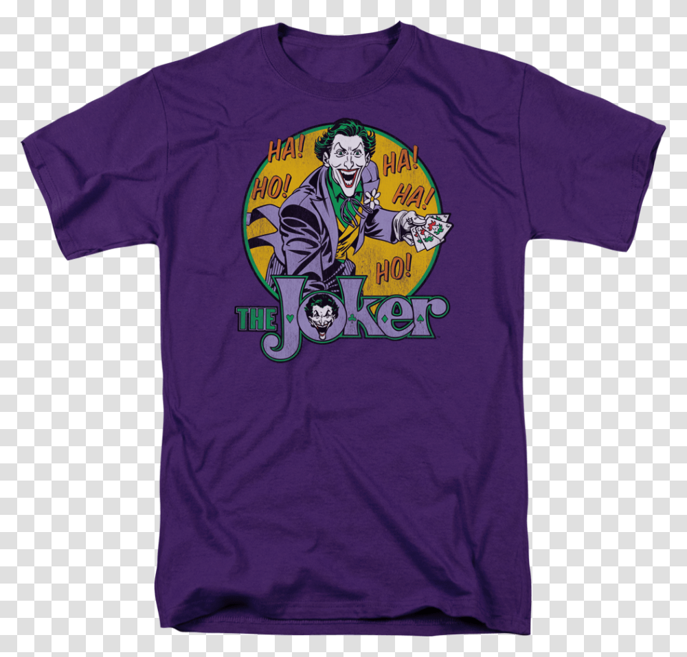 Laughing Joker Batman T Shirt Joker, Apparel Transparent Png