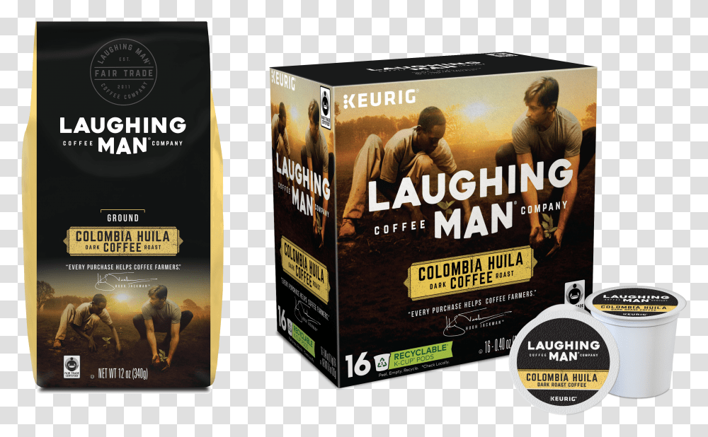 Laughing Man Coffee Laughing Man Coffee Dukale's Blend Transparent Png