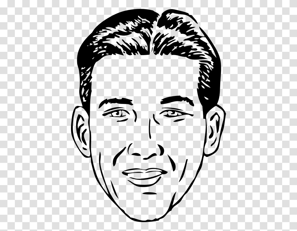 Laughing Man Face Clip Art, Gray, World Of Warcraft Transparent Png