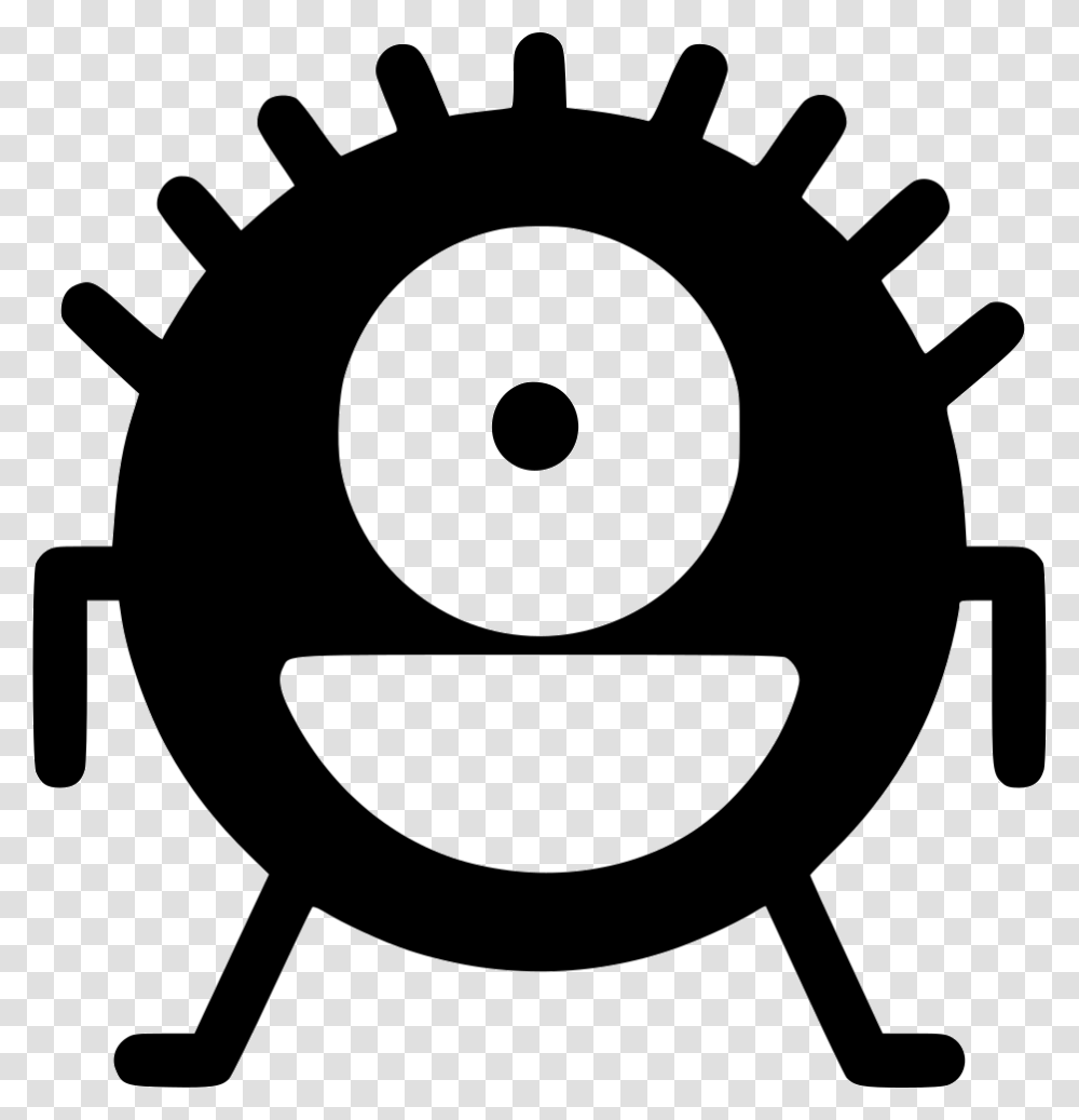 Laughing Monster Icon Free Download, Machine, Gear Transparent Png