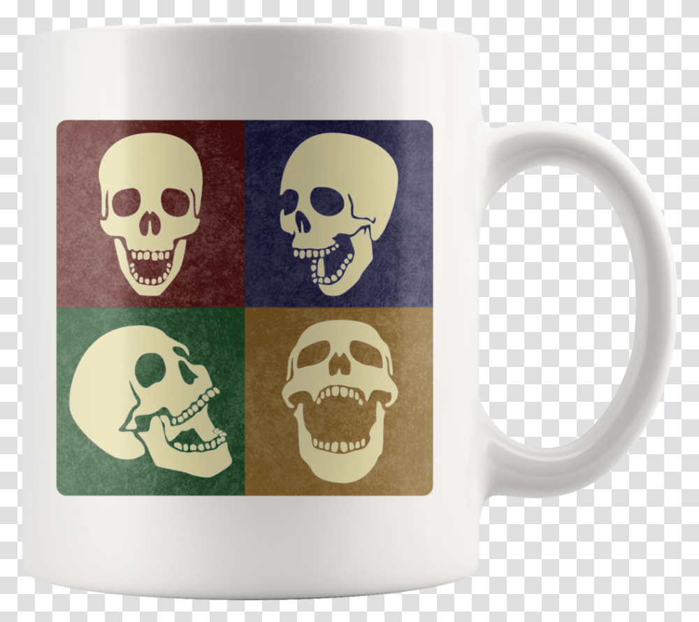Laughing Skull Coffee Cup Transparent Png