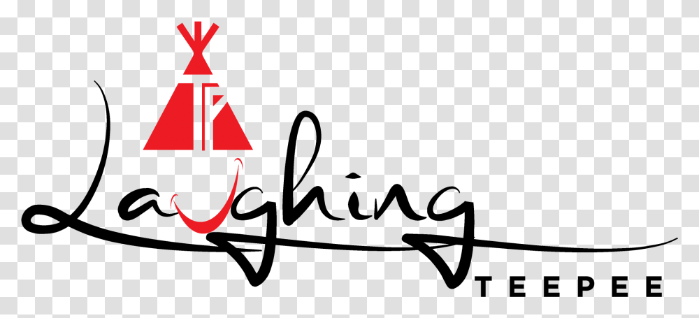 Laughing Teepee Calligraphy, Logo, Trademark Transparent Png