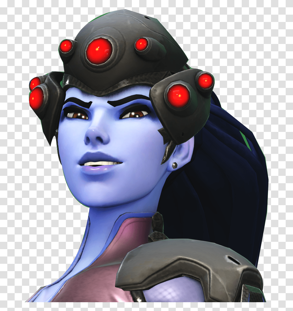 Laughing Widowmaker With Background, Helmet, Apparel, Person Transparent Png
