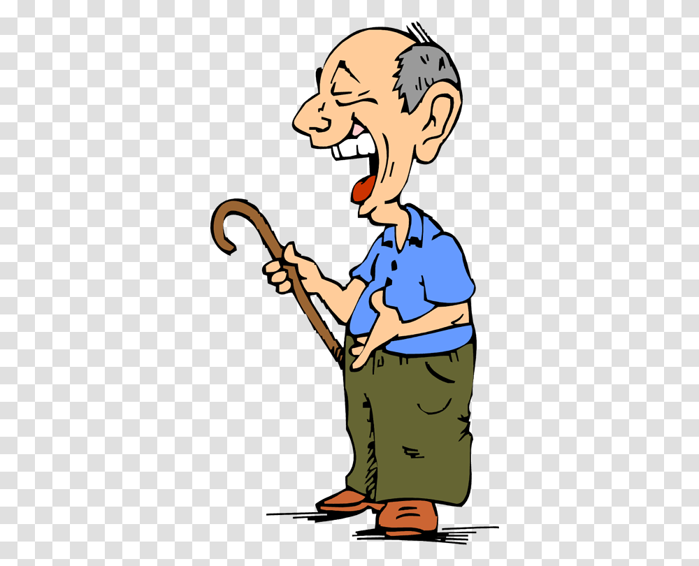 Laughter Clip Art Look, Person, Human, Cane, Stick Transparent Png