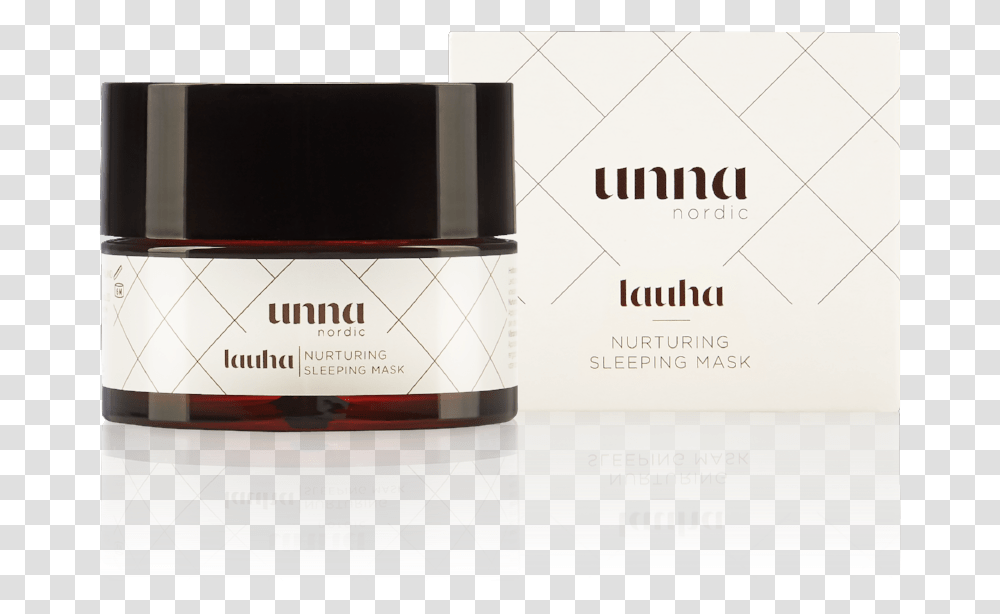 Lauha Nurturing Sleeping Face Mask Unna Nordic Glow Cream, Cosmetics, Bottle, Label Transparent Png