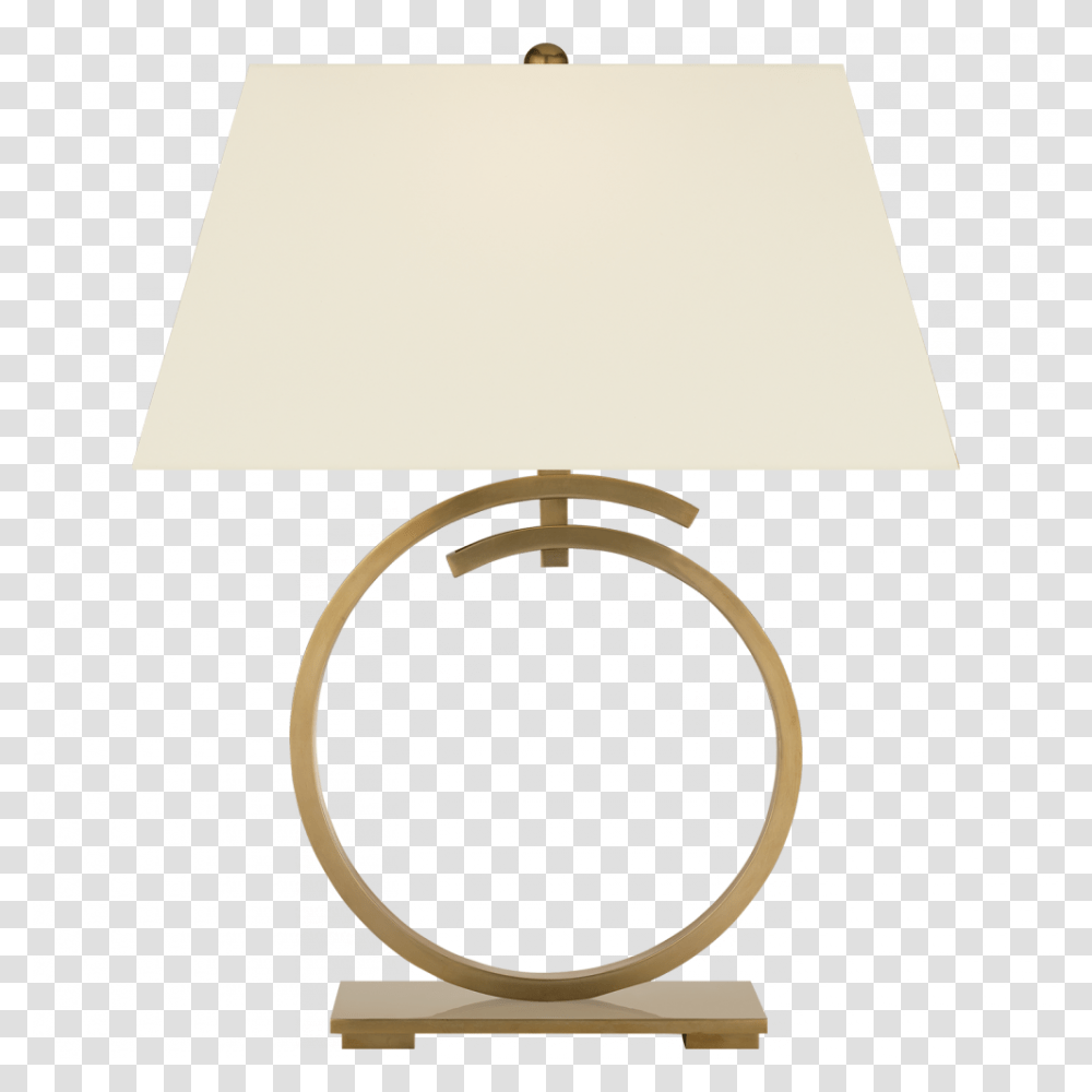 Launceton Large Ring Table Lamp In Antique Burn Lampshade, Hoop, Canvas Transparent Png