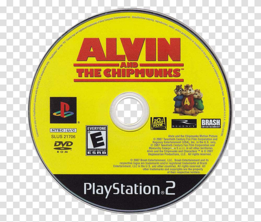 Launchbox Games Alvin And The Chipmunks Ps2, Disk, Dvd Transparent Png