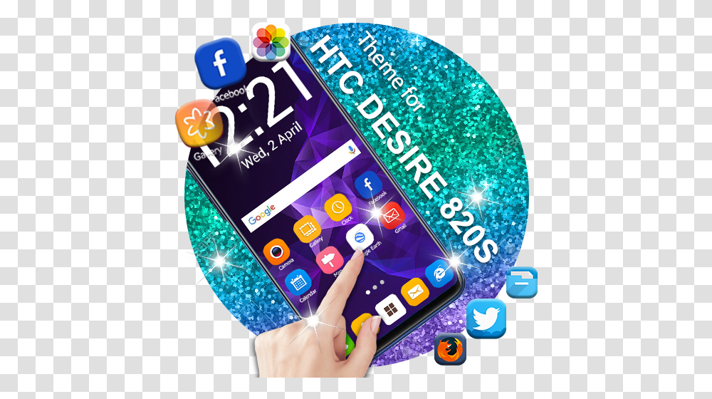 Launcher Themes For Htc Desire 820s Mobile Phone, Advertisement, Poster, Flyer, Paper Transparent Png