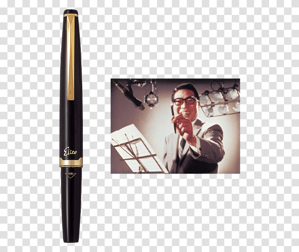 Launches Elite S Short Fountain Pen That Embodies A Eye Liner, Person, Cosmetics, Bottle, Glasses Transparent Png