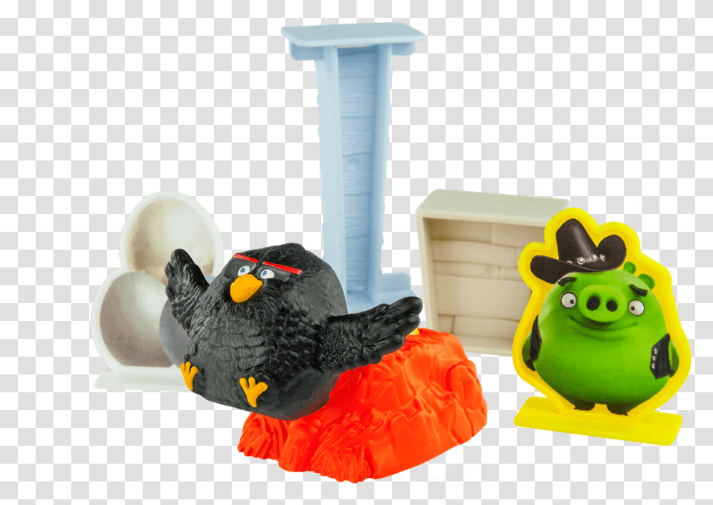 Launches The Fun With Angry Birds Happy Meal Mcdonalds Angry Birds Toys Movie, Animal, Chicken, Beak, Pinata Transparent Png