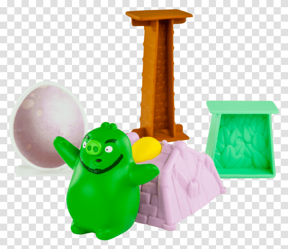 Launches The Fun With Angry Birds Happy Pig Angry Birds Movie Leonard, Toy, Egg, Food, Sphere Transparent Png