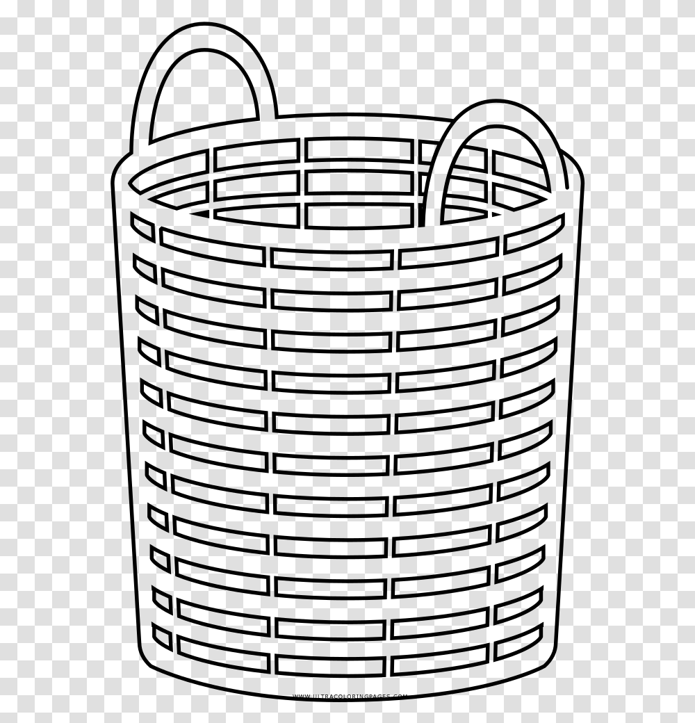 Laundry Basket Coloring, Gray, World Of Warcraft Transparent Png