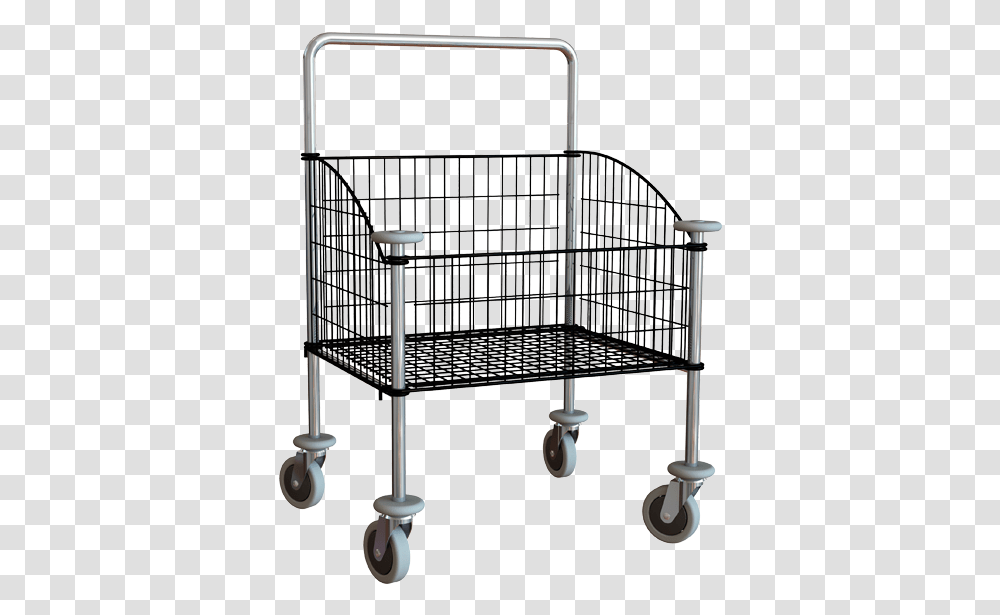 Laundry Basket Tp Shopping Cart, Furniture, Crib Transparent Png