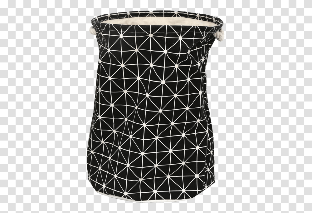 Laundry Basket With Geometric Print Serveware, Pillow, Cushion, Clothing, Apparel Transparent Png