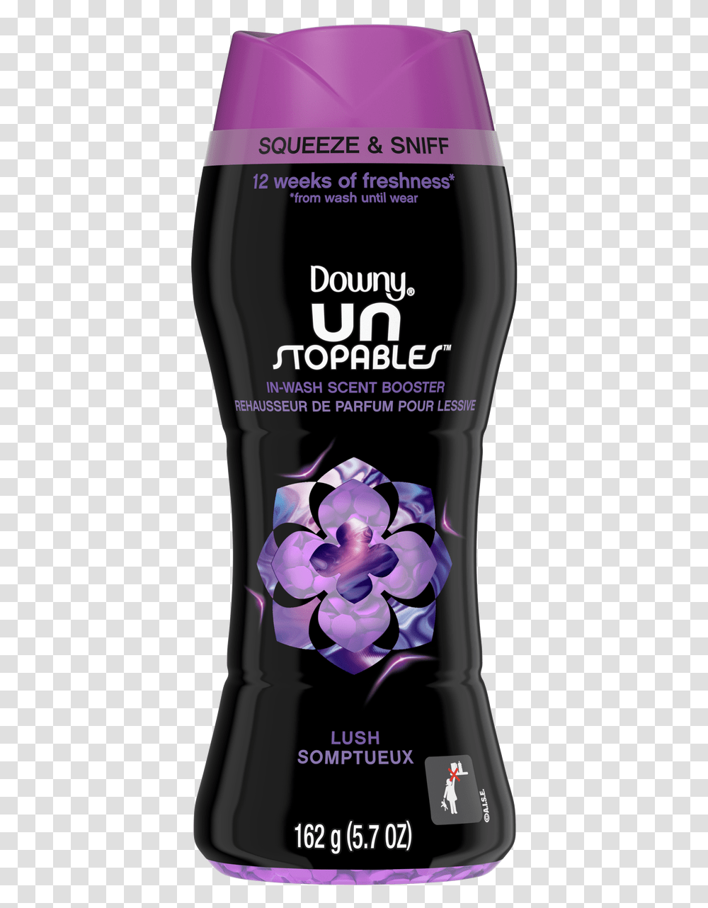 Laundry Box Free Gift Downy Unstopables Fresh Scent Booster, Bottle, Cosmetics, Amethyst, Gemstone Transparent Png