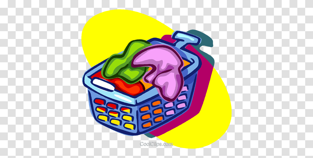 Laundry Hamper Dirty Clothes Royalty Free Vector Clip Art, Basket, Shopping Basket, Food Transparent Png