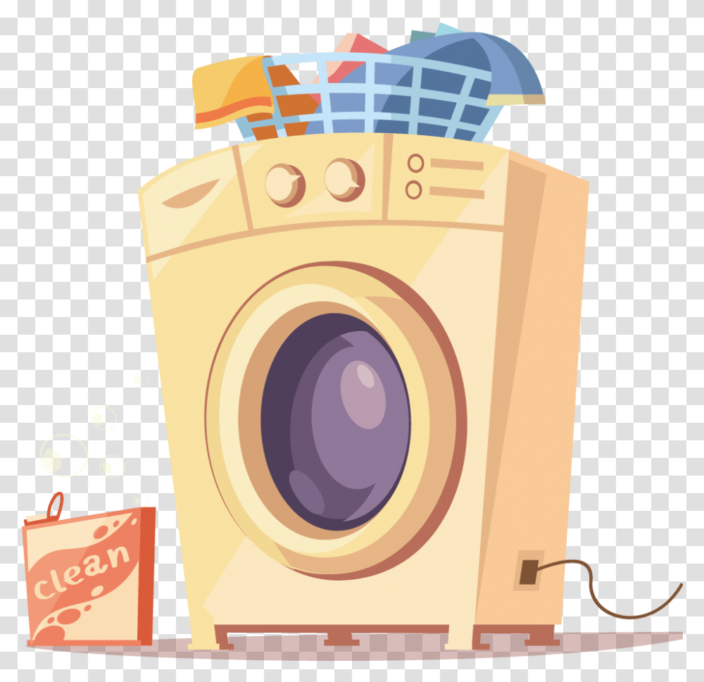 Laundry Machine Illustration, Washer, Appliance, Dishwasher, Electronics Transparent Png