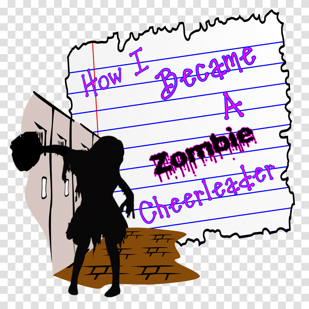 Laura L Zimmerman How I Became A Zombie Cheerleader Slashermonster, Person, Poster, Advertisement Transparent Png