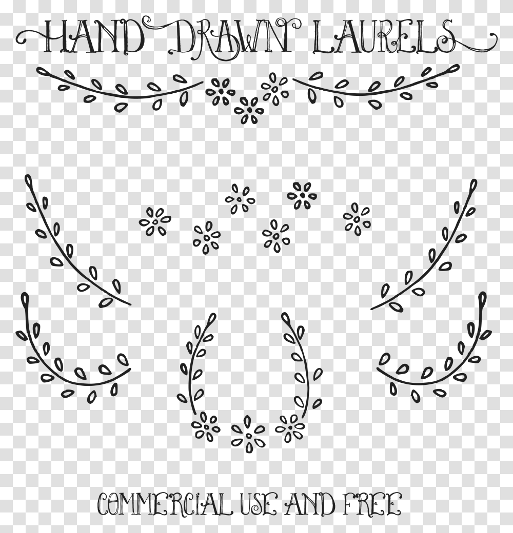 Laurel Drawing Hand Drawn Laurel Clip Art Free, Floral Design, Pattern, Menu Transparent Png