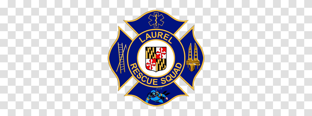 Laurel Volunteer Rescue Squad, Logo, Trademark, Badge Transparent Png