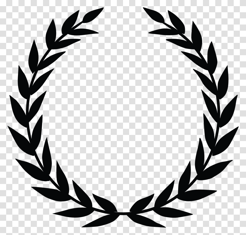 Laurel Wreath Clipart, Stencil, Painting Transparent Png