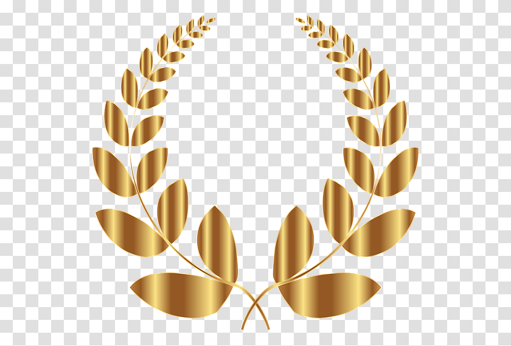 Laurel Wreath Conquest Triumph Victory Win Golden Background Gold Laurel Wreath, Bracelet, Jewelry, Accessories, Accessory Transparent Png