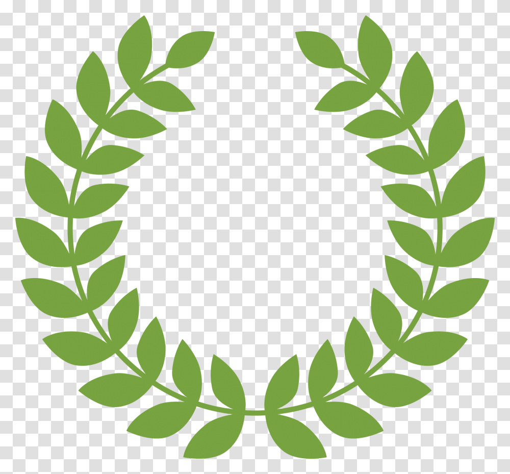 Laurel Wreath For Medal Greek Laurel, Number, Green Transparent Png