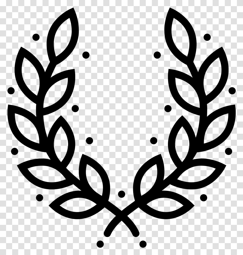 Laurel Wreath Icon Icon, Gray, World Of Warcraft Transparent Png