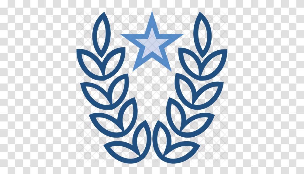 Laurel Wreath Icon Northstar Online School, Symbol, Star Symbol, Emblem Transparent Png