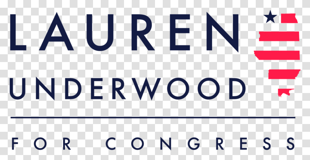 Lauren Underwood Logo Lauren Underwood For Congress, Alphabet, Word, Number Transparent Png