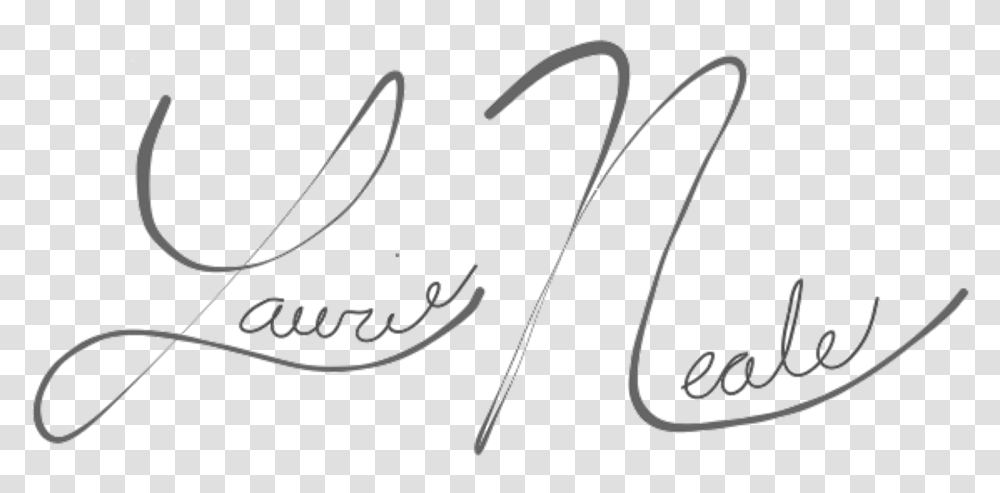 Laurie Neale Calligraphy, Handwriting, Signature, Autograph Transparent Png