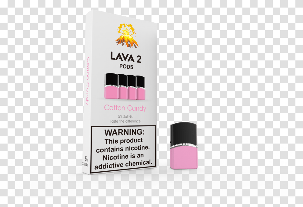 Lava 2 Vape Pods, Cosmetics, Bottle Transparent Png