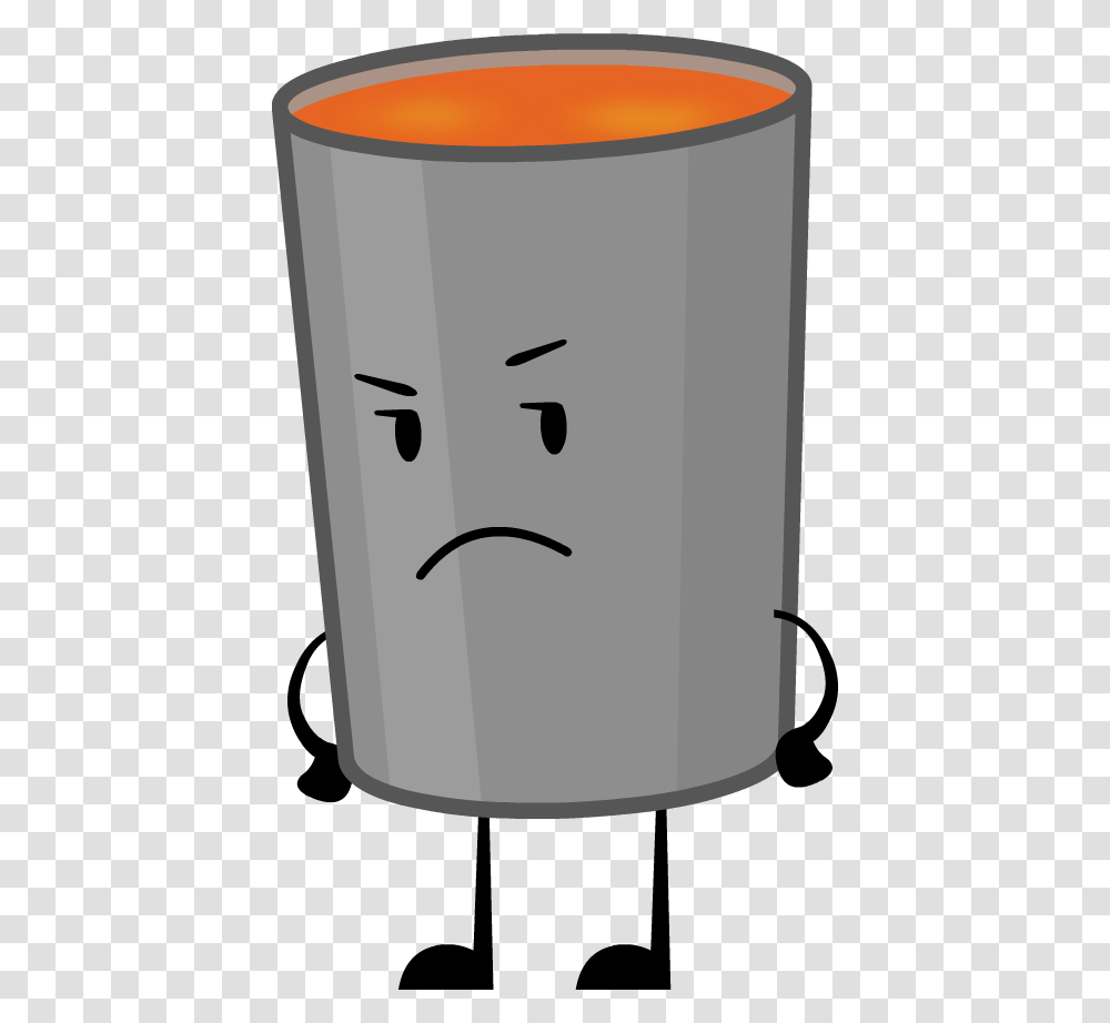 Lava Bucket By Realworldanimations, Tin, Can, Stencil, Trash Can Transparent Png