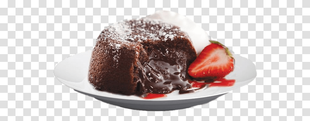 Lava Cake Hd Molten Cake, Dessert, Food, Chocolate, Cream Transparent Png