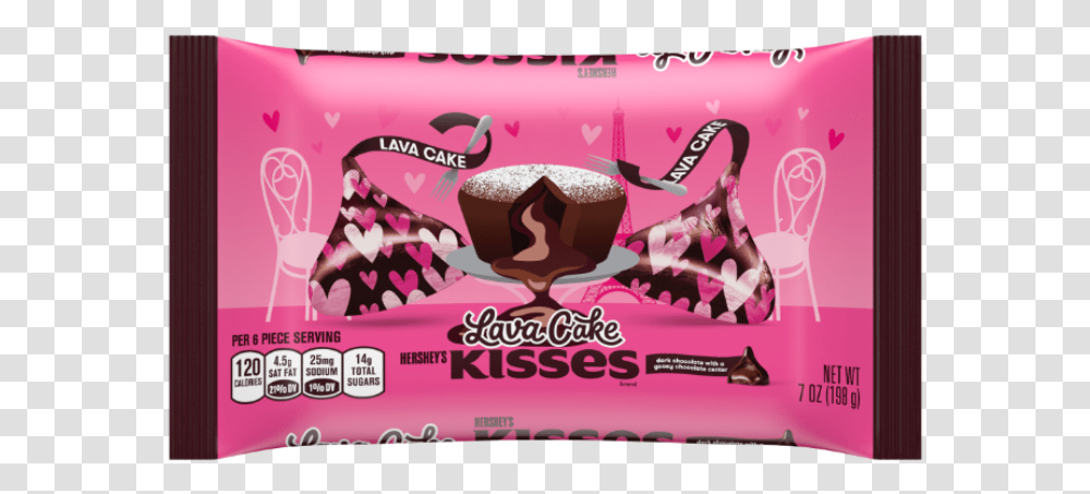 Lava Cake Hershey Kisses, Word, Poster, Advertisement, Food Transparent Png