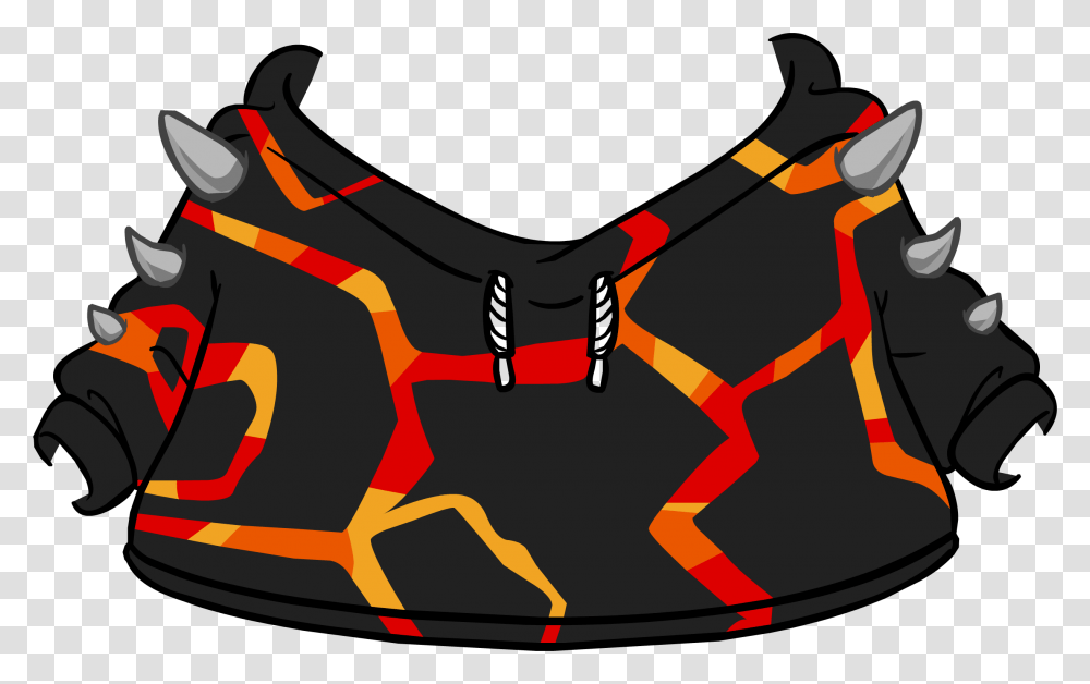 Lava Clipart Magma Hoodie Club Penguin, Axe, Harness Transparent Png