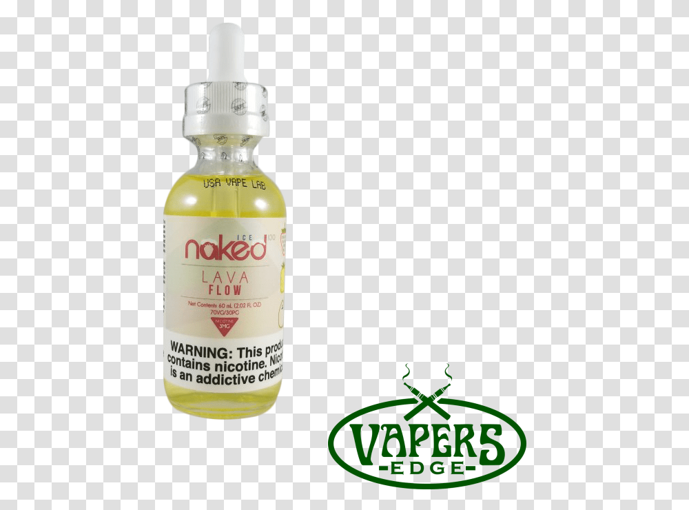Lava Flow Ice By Naked 100 Eliquid Anderson Surfboards, Bottle, Cosmetics, Shaker, Perfume Transparent Png