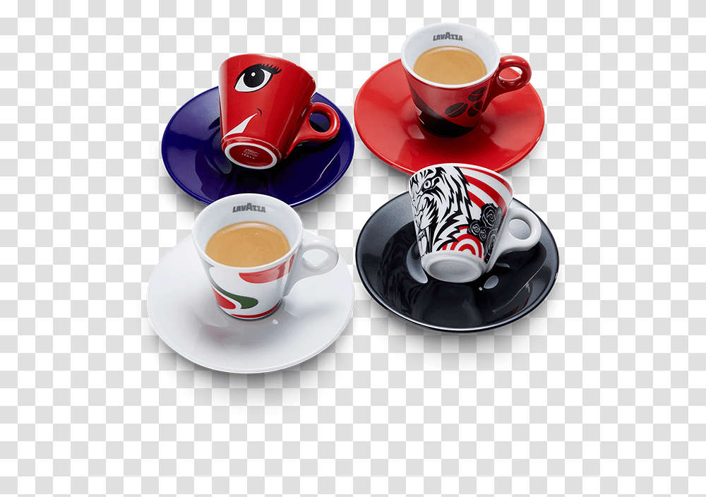 Lavazza Cups, Coffee Cup, Saucer, Pottery, Beverage Transparent Png