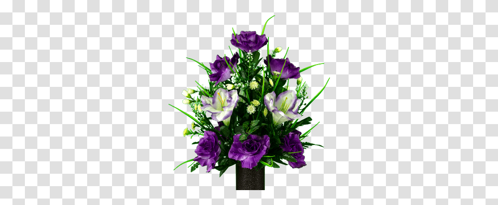 Lavender Amaryllis And Purple Rose Bouquet, Plant, Flower Bouquet, Flower Arrangement, Blossom Transparent Png