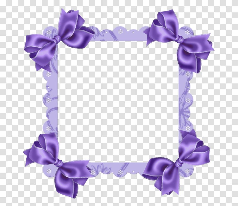 Lavender Clipart Background Download Frame Purple Flower Hd, Person, Human, Rattle, Wreath Transparent Png