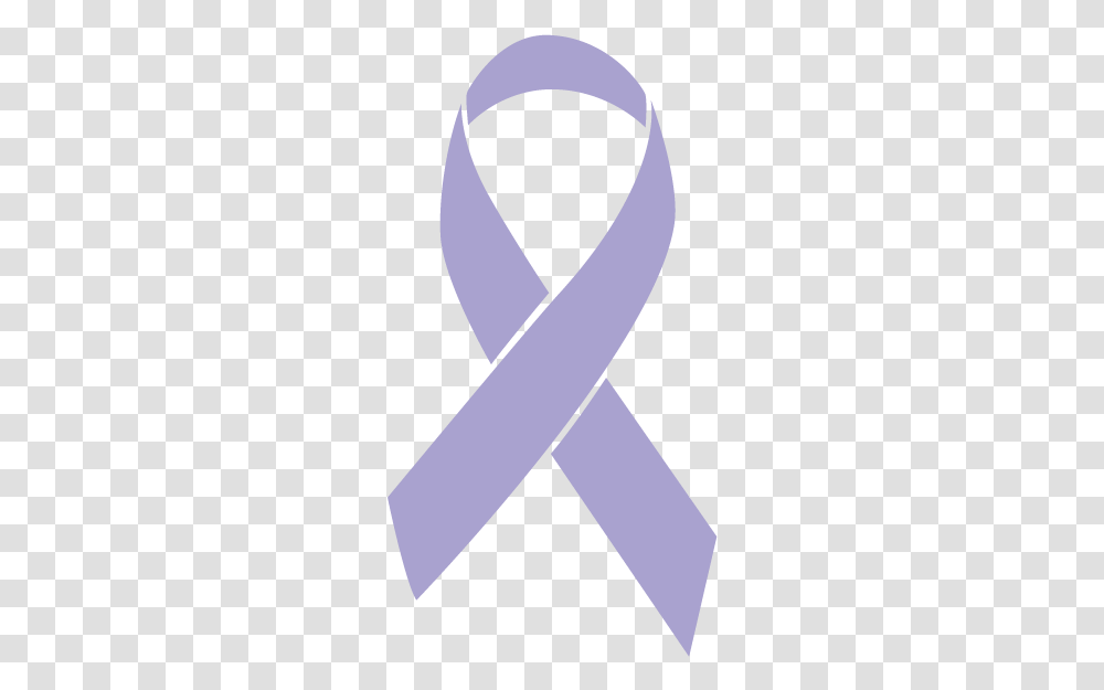 Lavender Colored All Cancers Ribbon Gold Cancer Ribbon, Accessories, Accessory, Belt, Tie Transparent Png