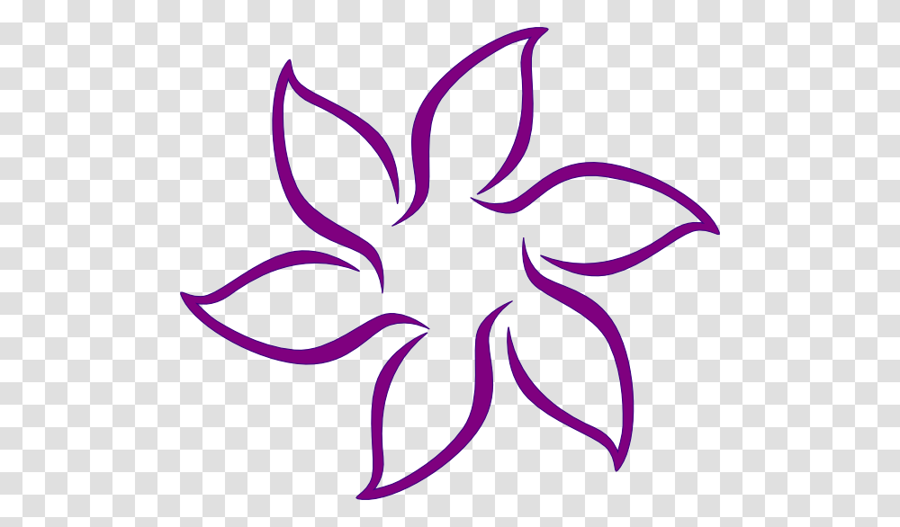 Lavender Flower Border Clipart, Logo, Trademark, Pattern Transparent Png