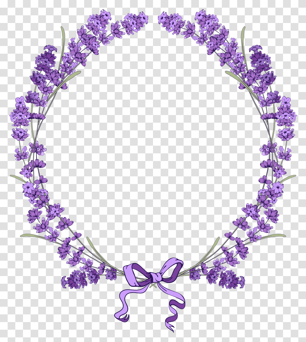 Lavender Flower Frame, Hat, Apparel, Pattern Transparent Png