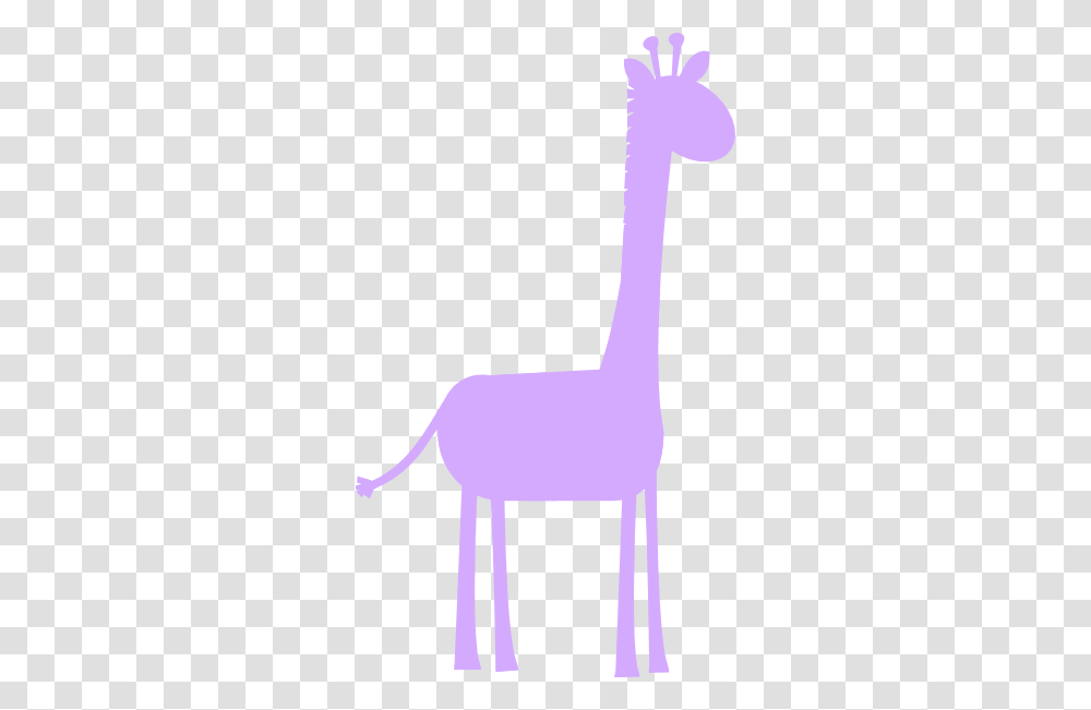 Lavender Giraffe Profile Clip Art, Animal, Mammal, Deer, Wildlife Transparent Png