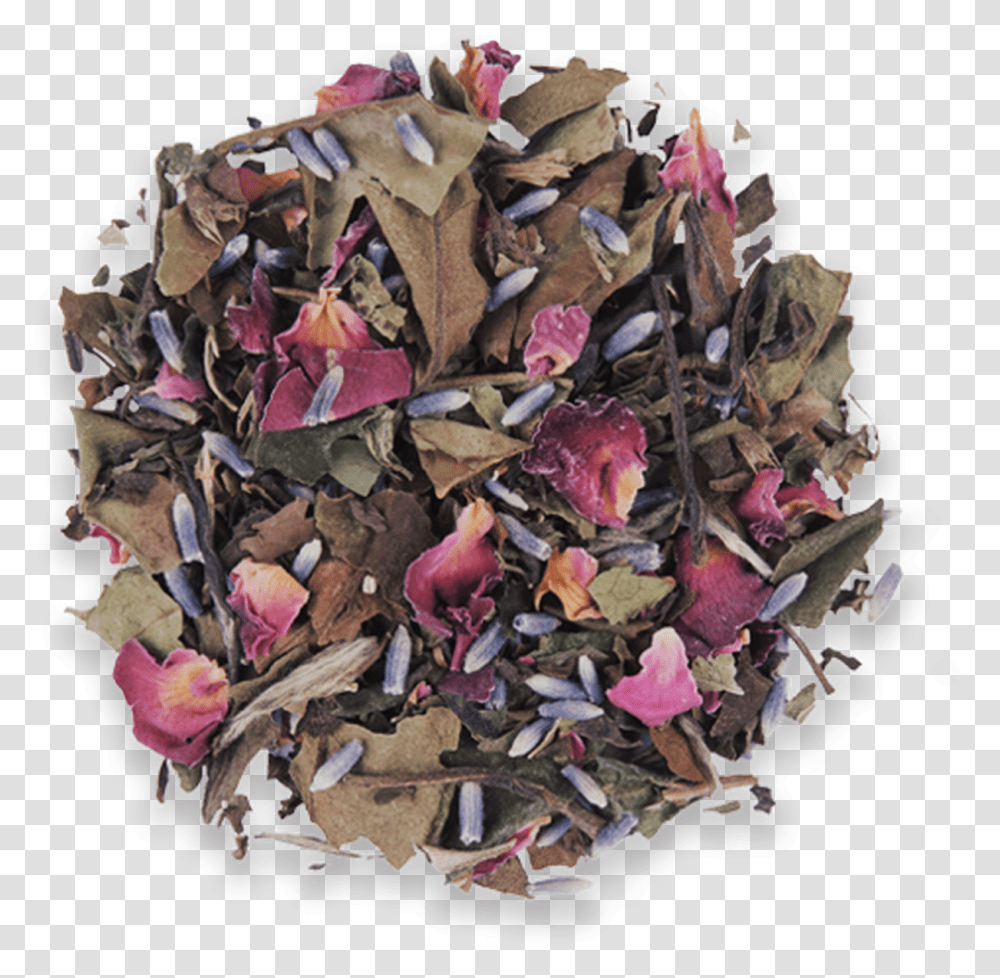 Lavender Rose Loose Leaf White Tea From The Jasmine Scrap, Paper, Floral Design, Pattern Transparent Png